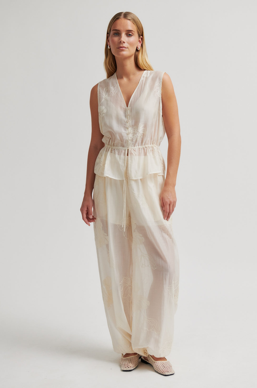 Vira Trousers, Soft Beige