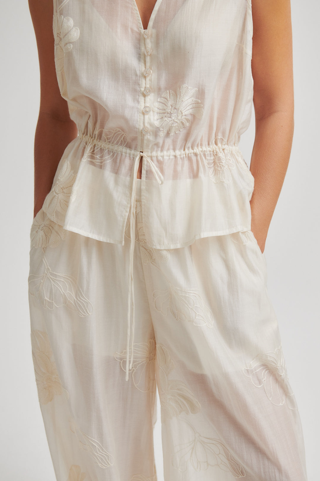 Vira Trousers, Soft Beige