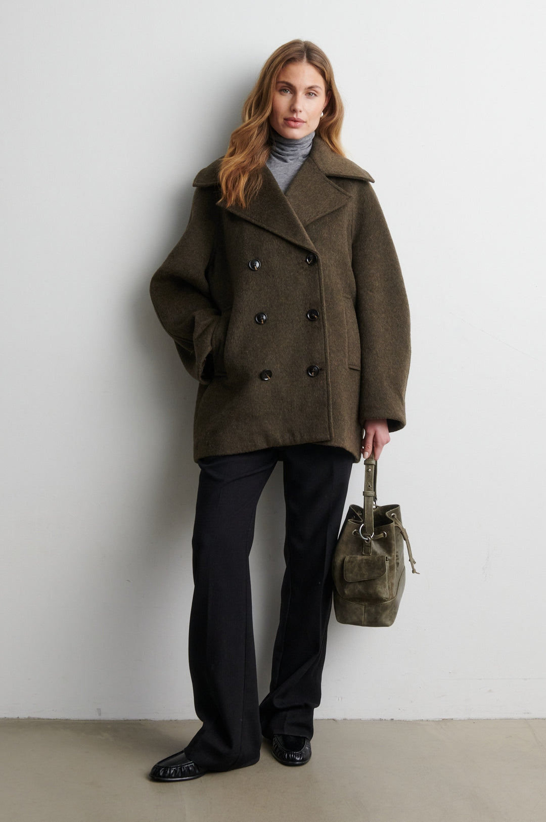 Agola Jacket - Black Olive