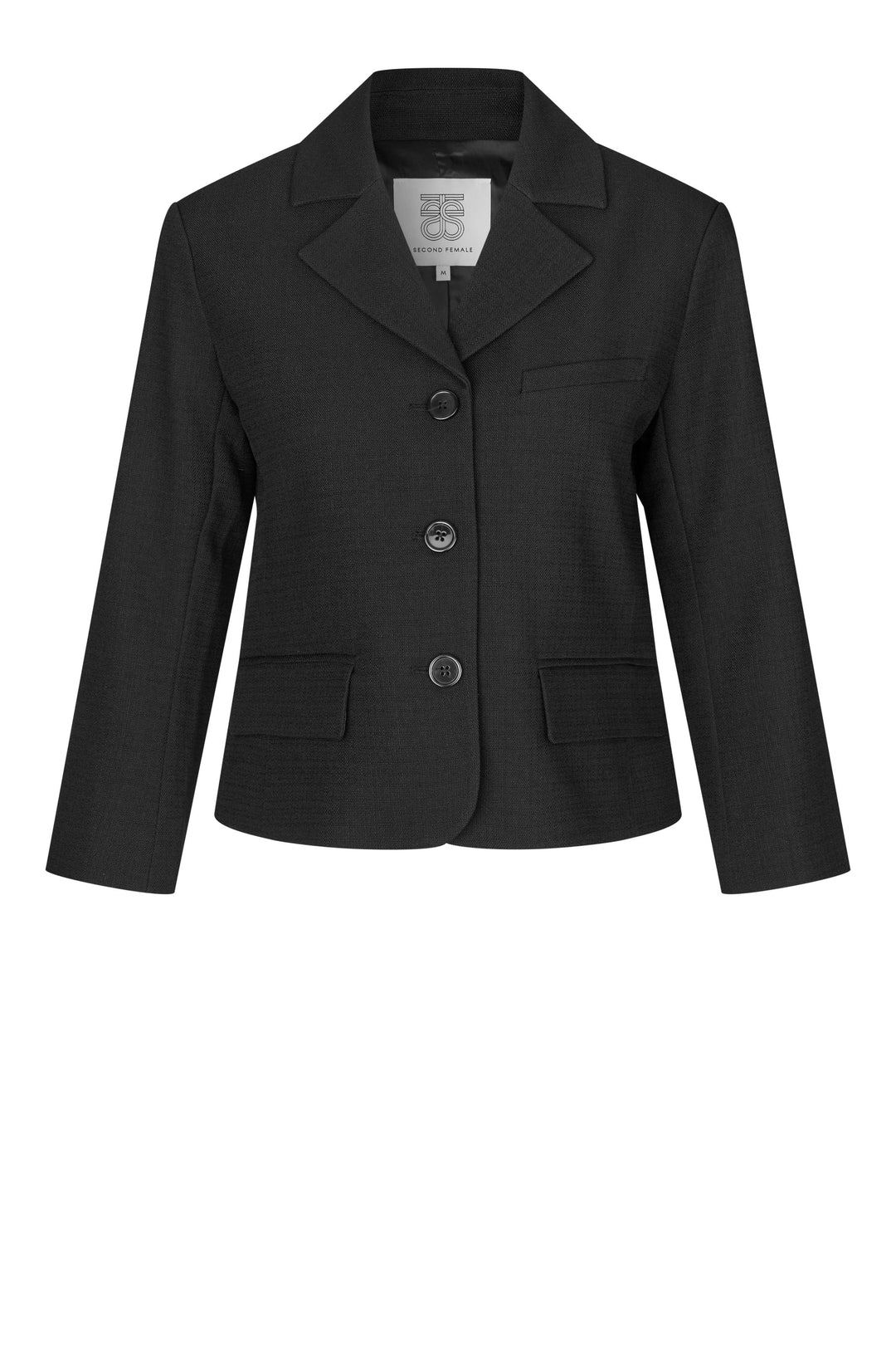 Sella Short Blazer - Black