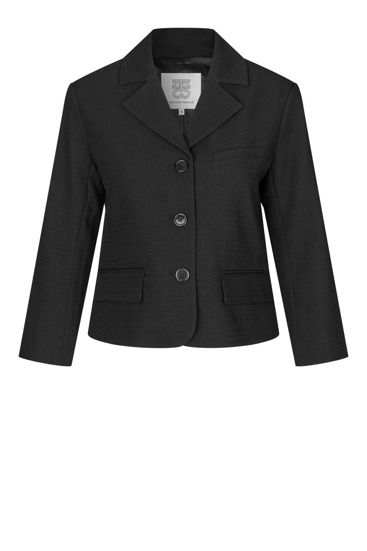 Sella Short Blazer - Black