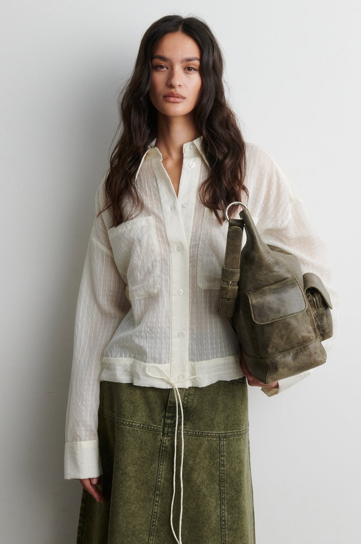 Valaia Shirt - Egret