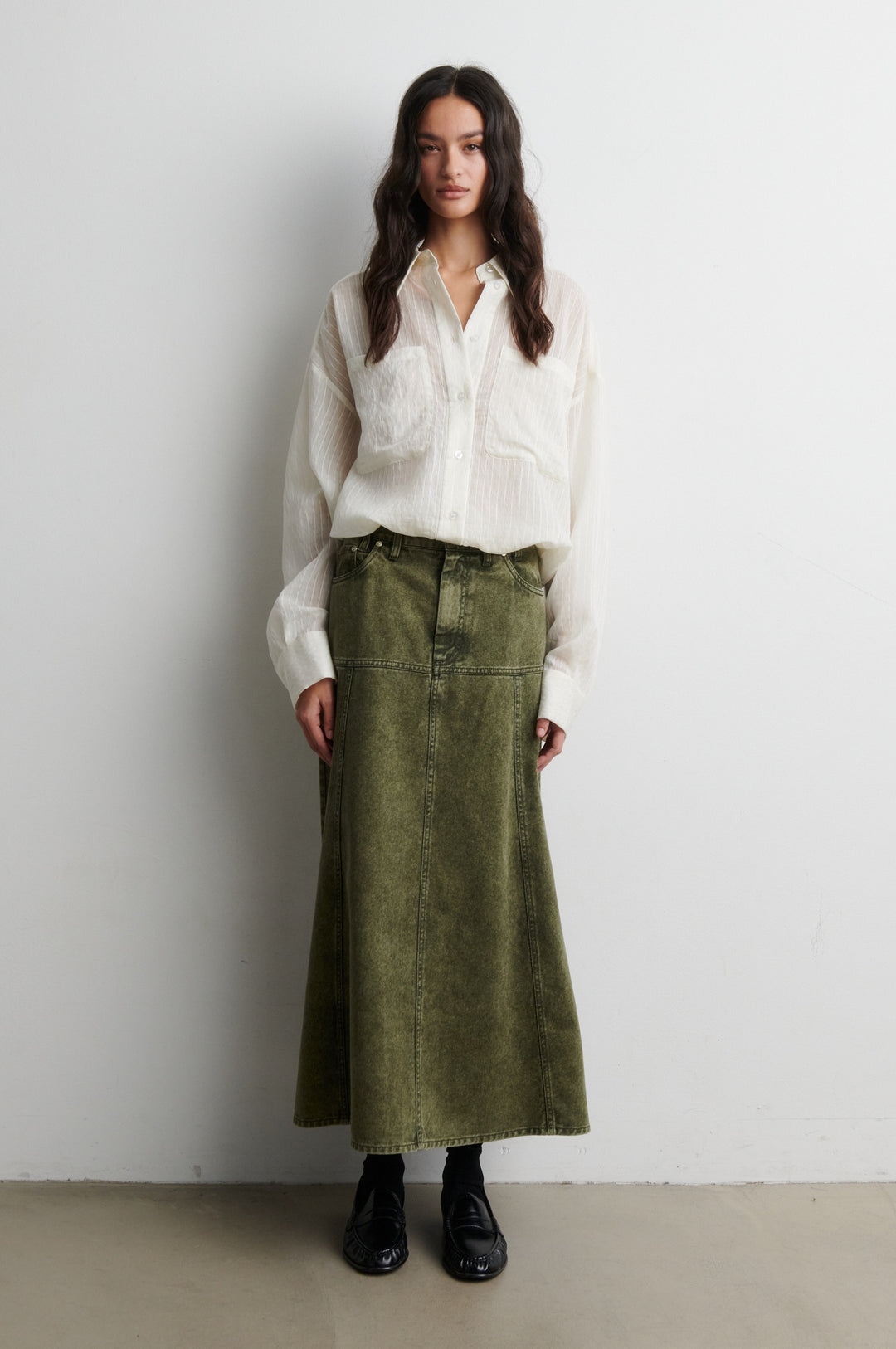 Valaia Shirt - Egret