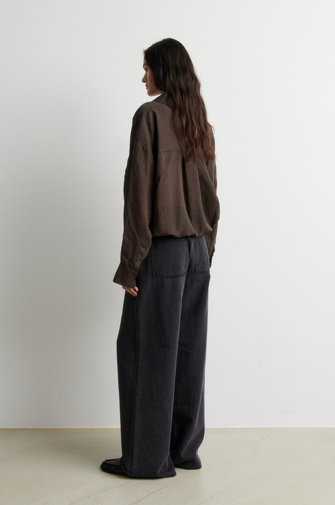 Valaia Shirt - Black Olive
