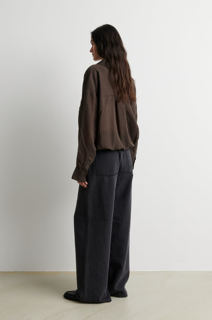 Valaia Shirt - Black Olive