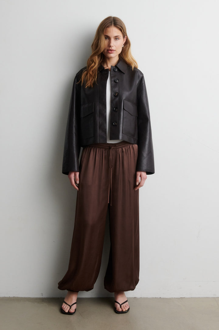 Linell Trousers - Mid Brown