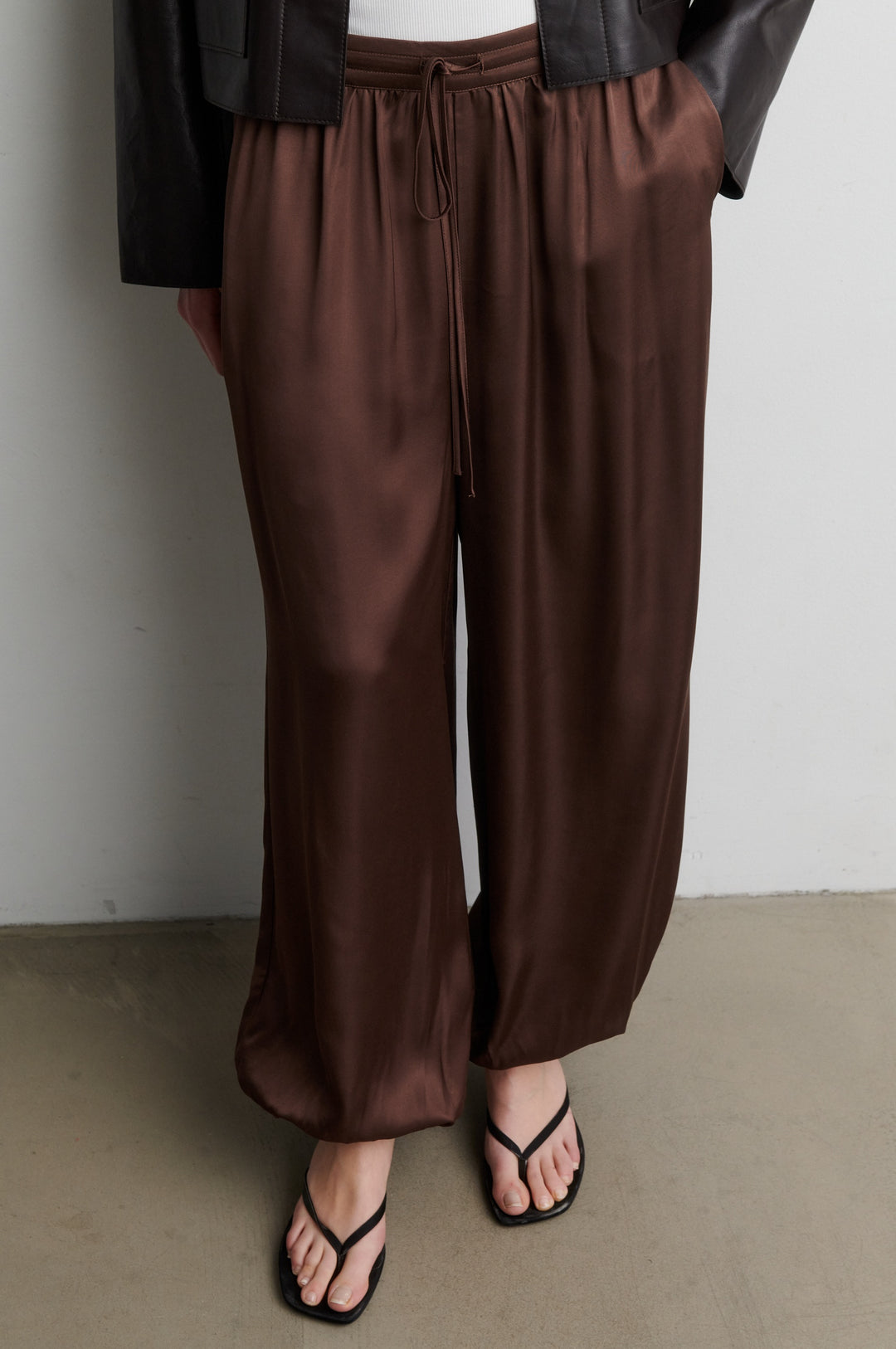 Linell Trousers - Mid Brown