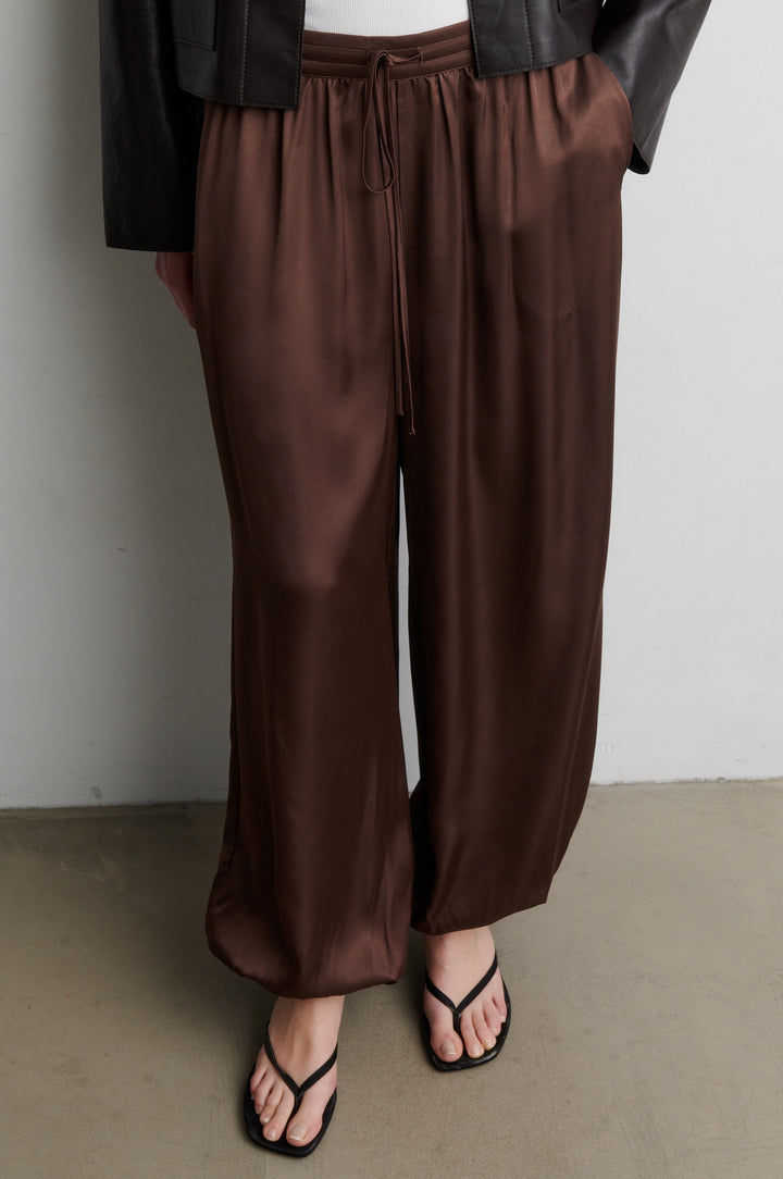Linell Trousers - Mid Brown