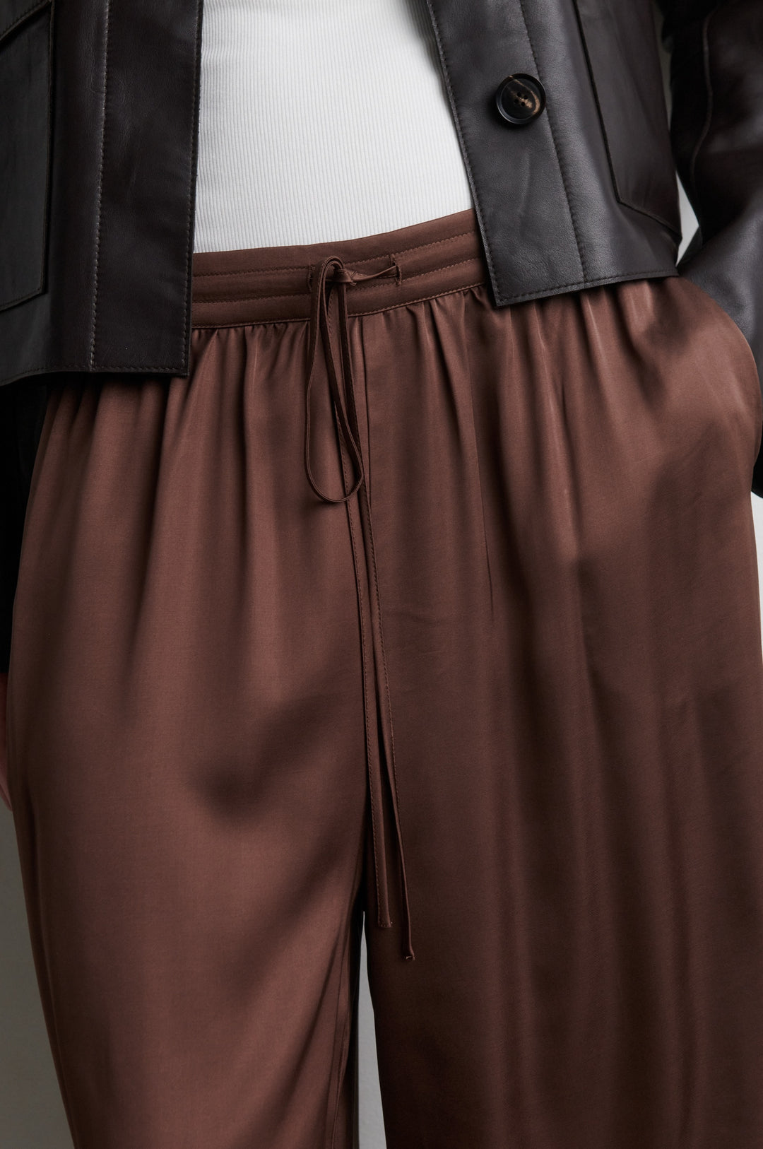 Linell Trousers - Mid Brown