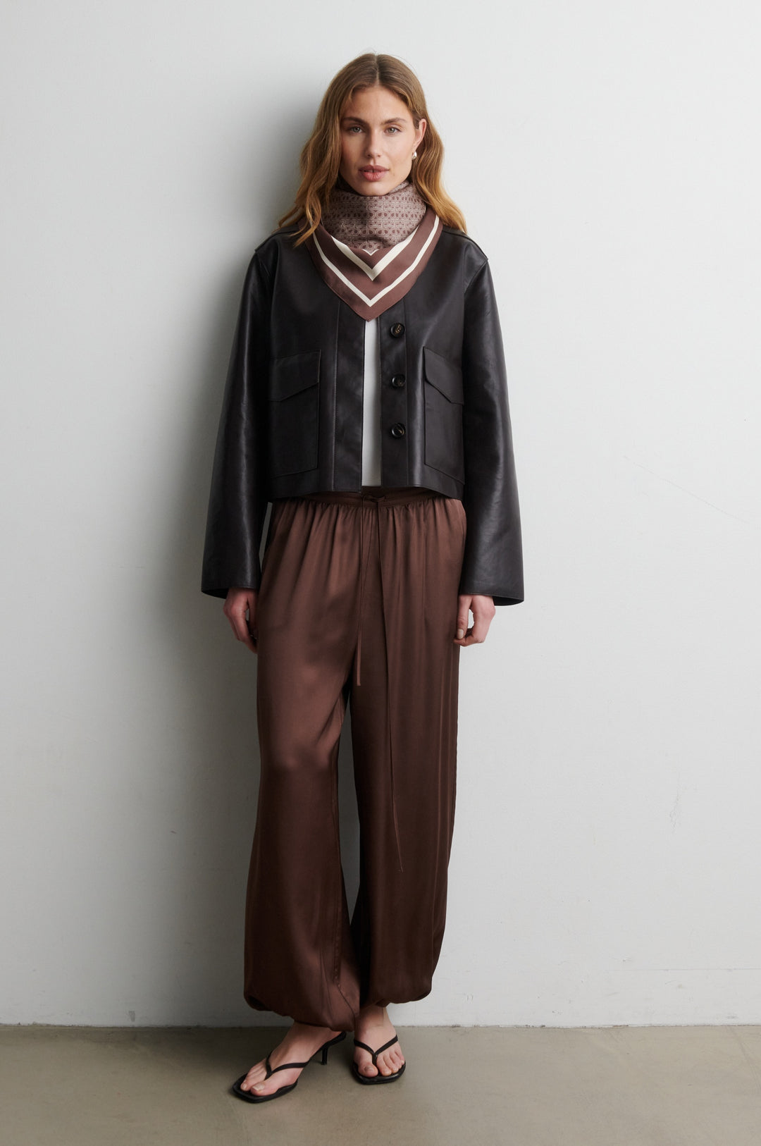 Linell Trousers - Mid Brown