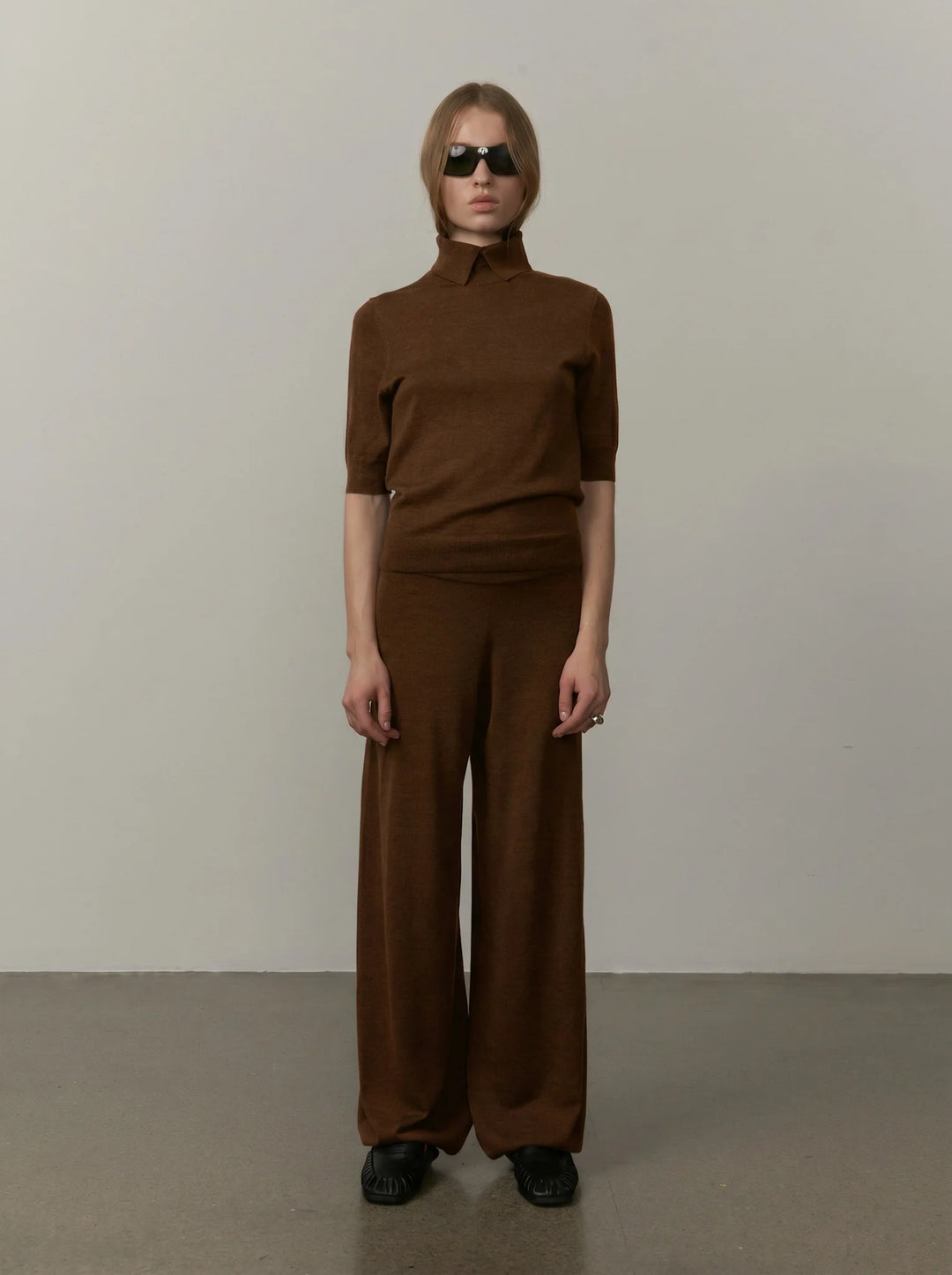 Clark Wool Pants - Tobacco