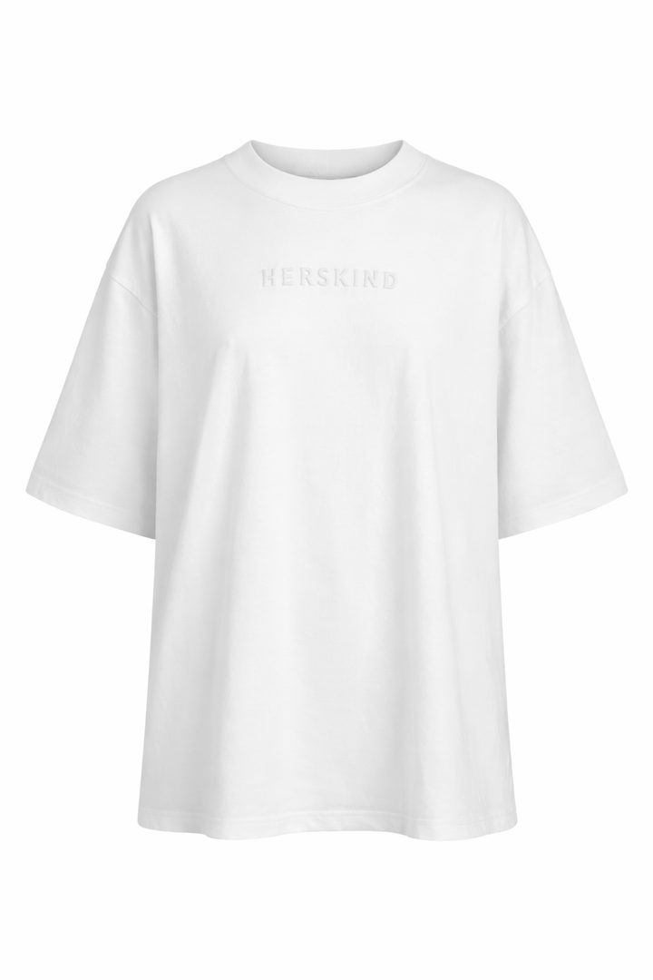 Herskind Embossed T-Shirt, White