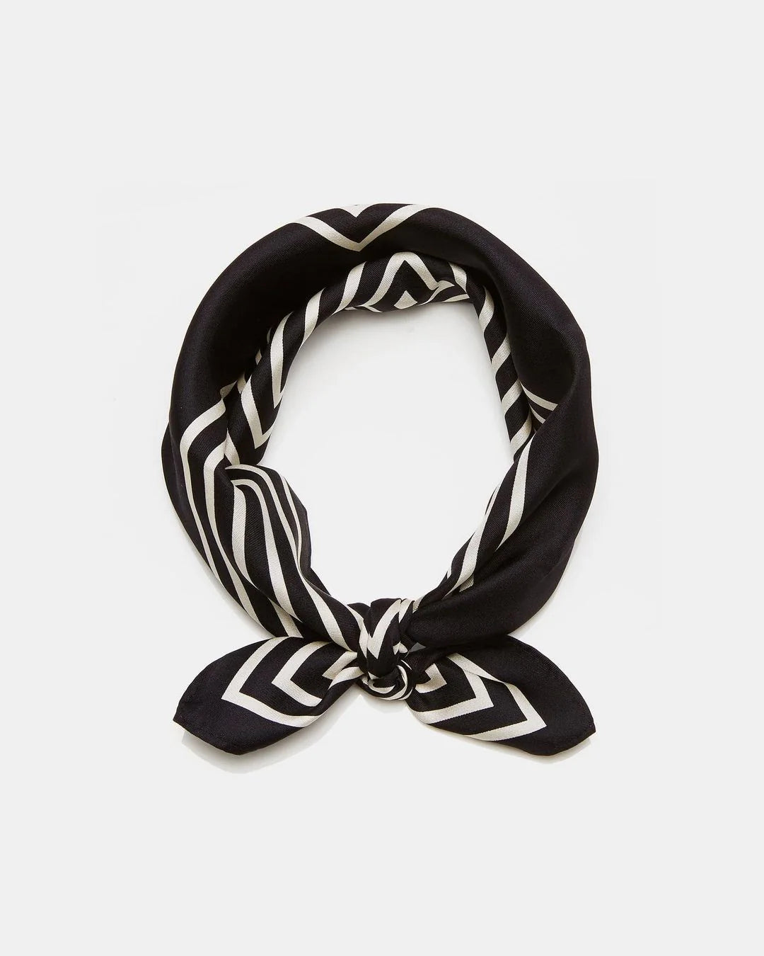 No. 16 Silk Scarf, Black