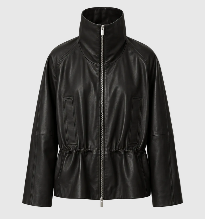 Oscar Leather Jacket - Black