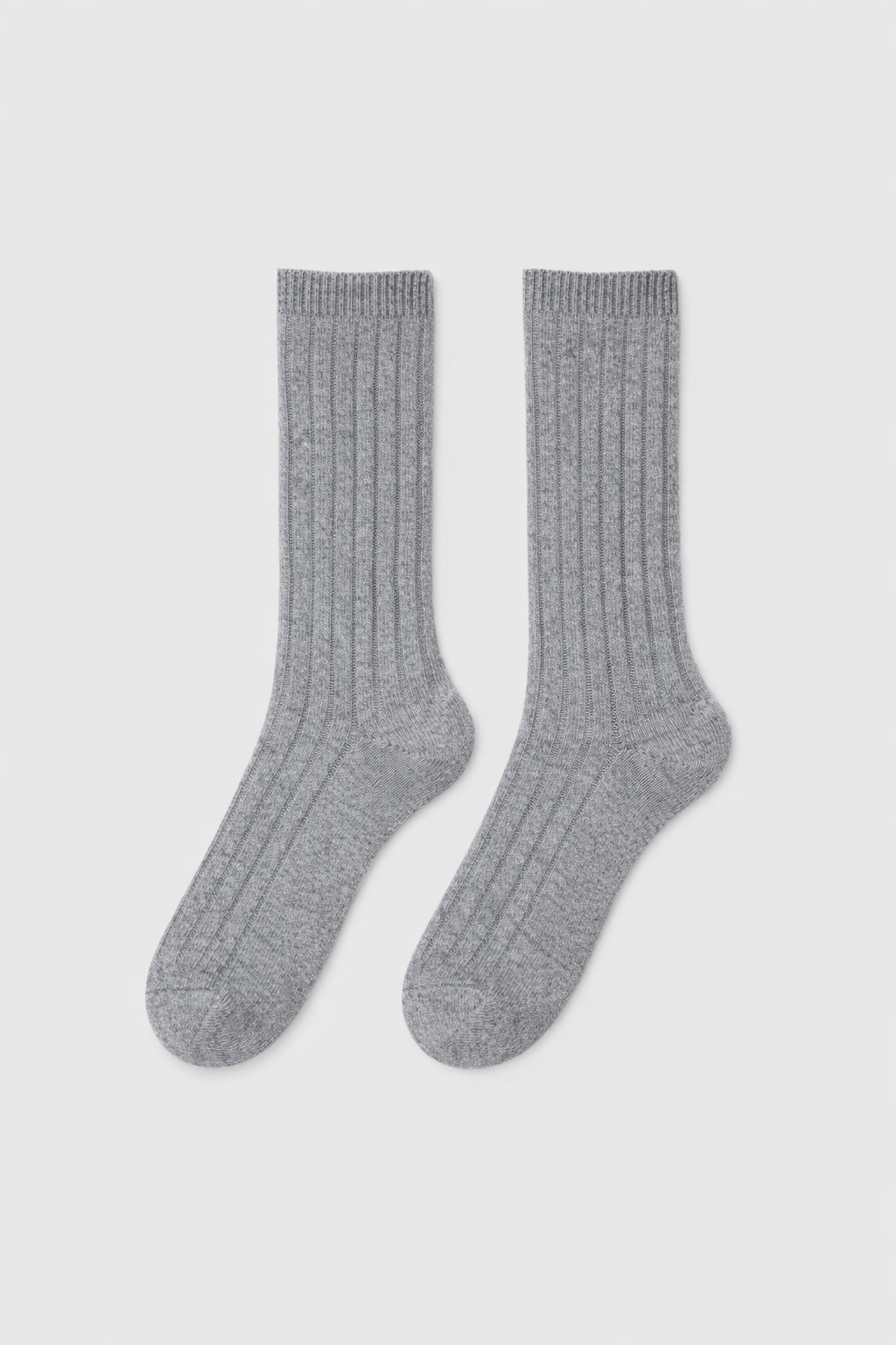 Bodil Chunky Socks, Grey