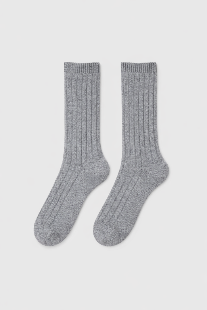 Bodil Chunky Socks, Grey