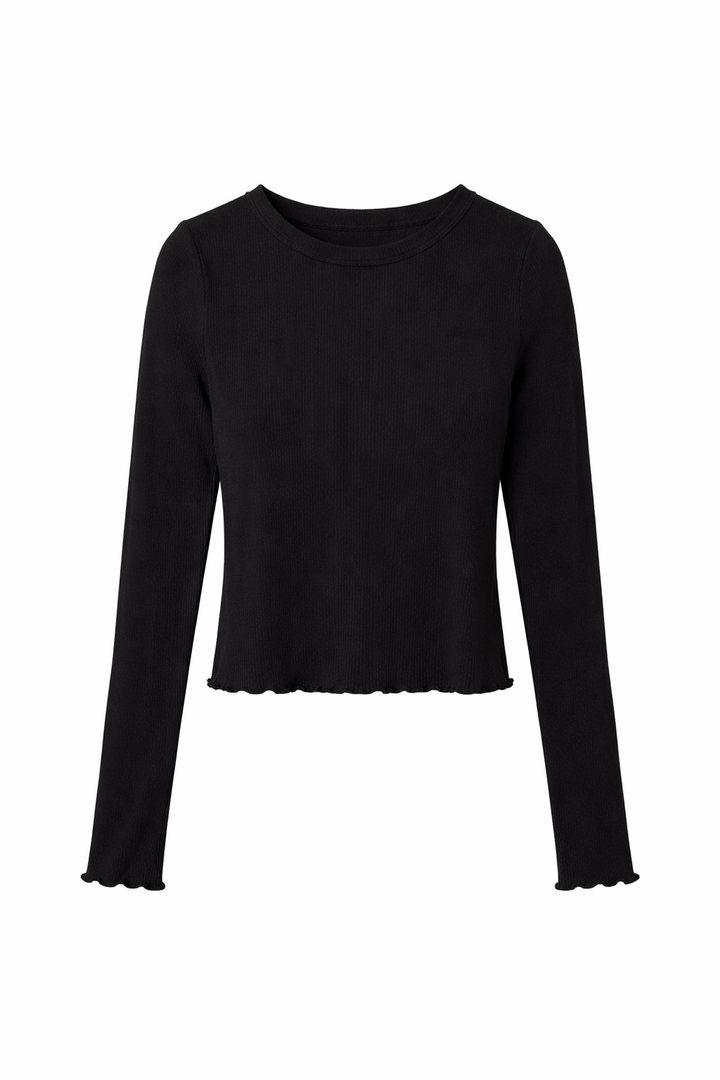 Wooly Long Sleeve, Black