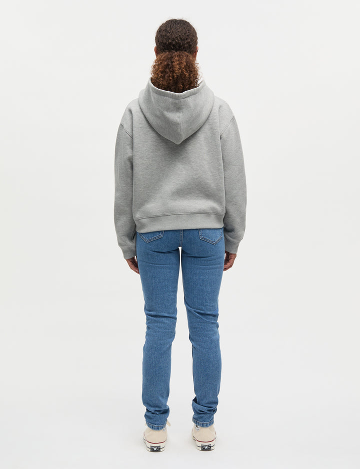 Standard Bobo Hood Sweatshirt, Grey Malange