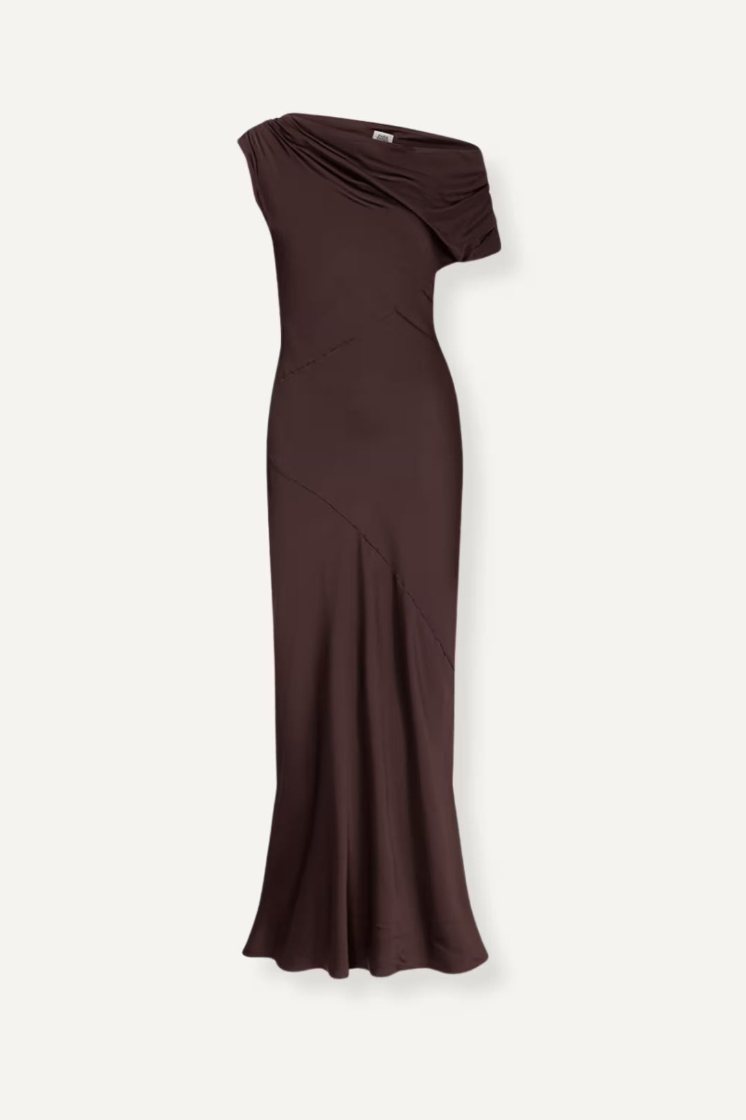 Vanessa Satin Dress - Mocha