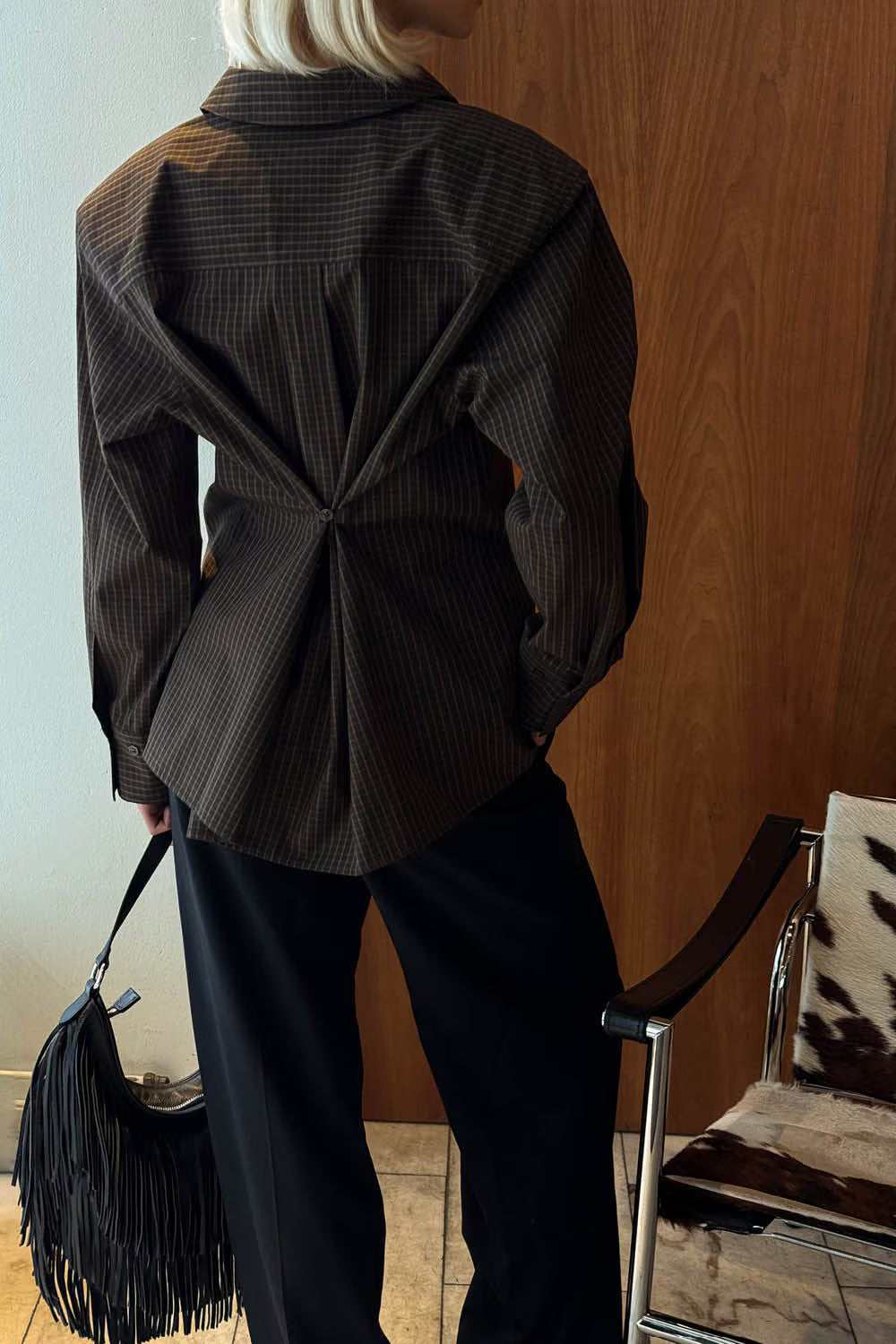 Juniella Shirt - Brown Check