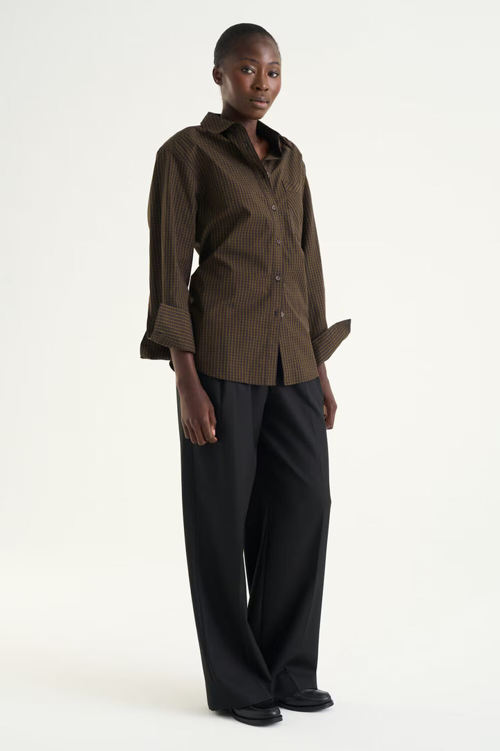 Juniella Shirt - Brown Check