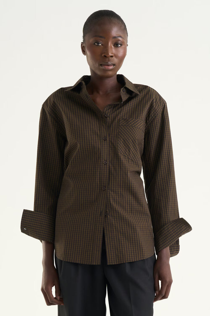 Juniella Shirt - Brown Check