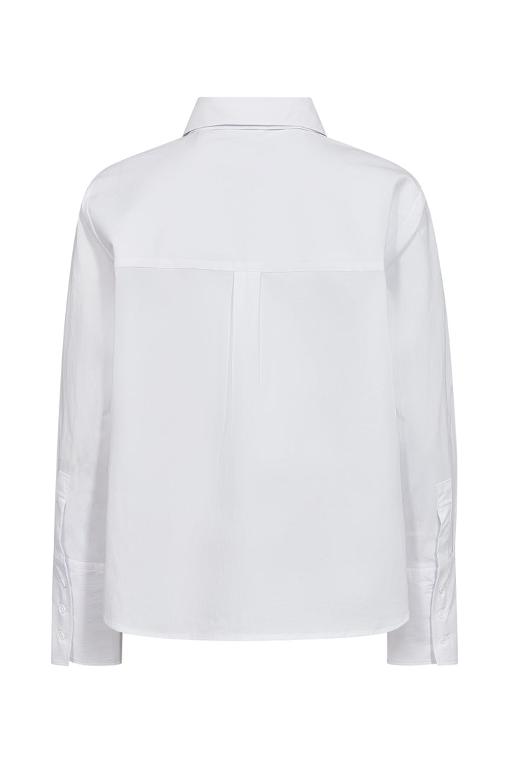 Ava Tie Shirt - White