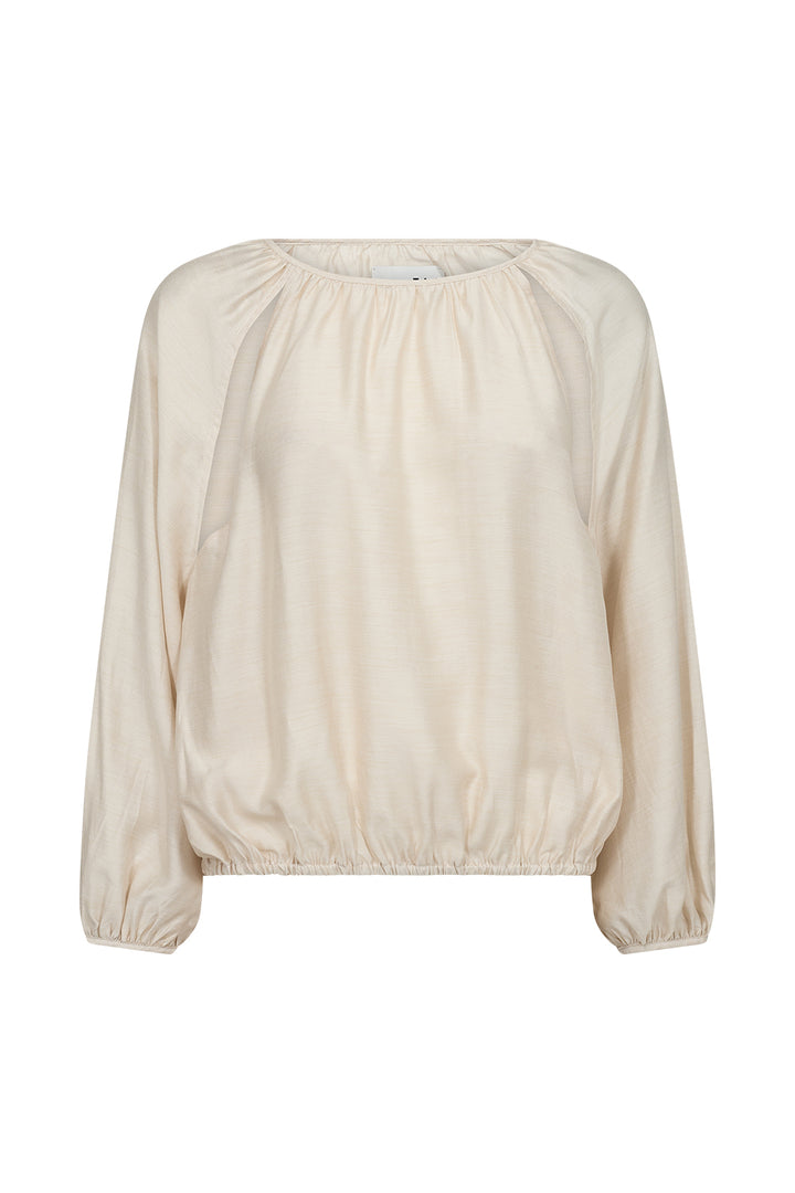 Lotus Blouse - Oyster White