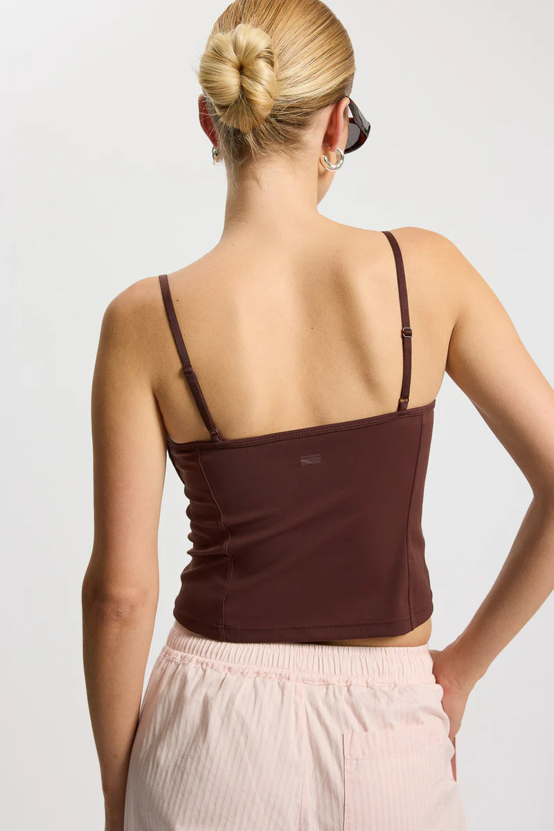 Butter Soft Top True to Body, Burgundy