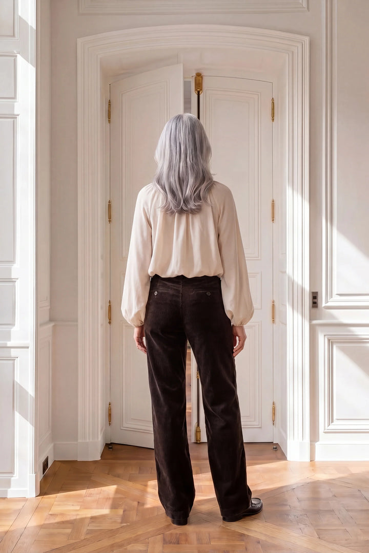 Lotus Blouse - Oyster White