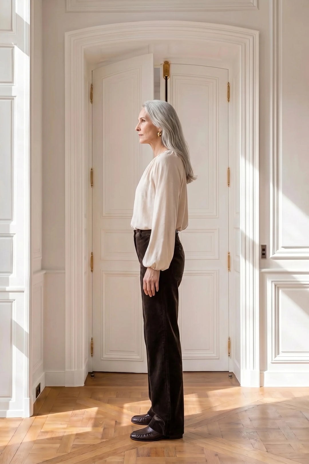 Lotus Blouse - Oyster White