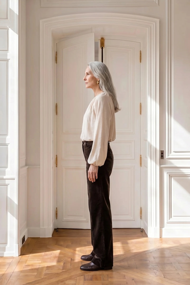 Lotus Blouse - Oyster White