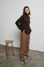 Shane leather pants, Brown