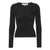 Alexandra knit blouse, Black