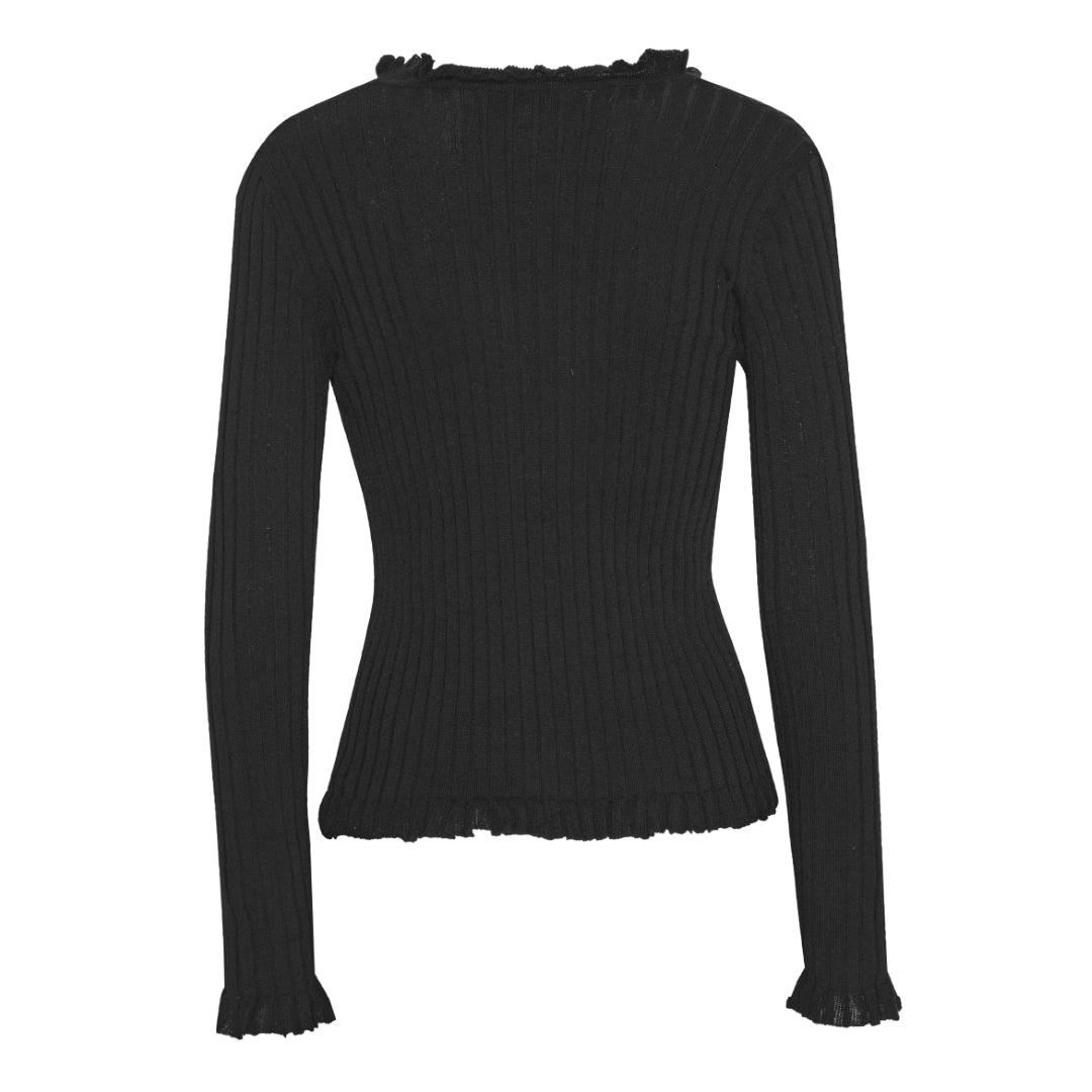 Fabian Tie Cardigan, Black