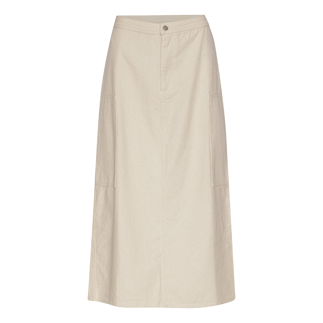Line twill skirt