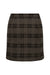 Annali check skirt