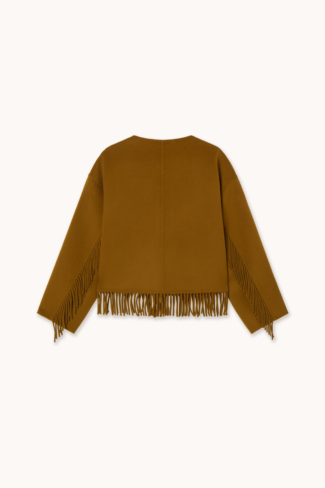 Frills Short Jkt - Bronze