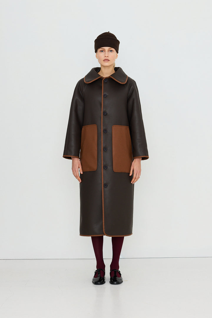 Faux Fur Reversible Coat
