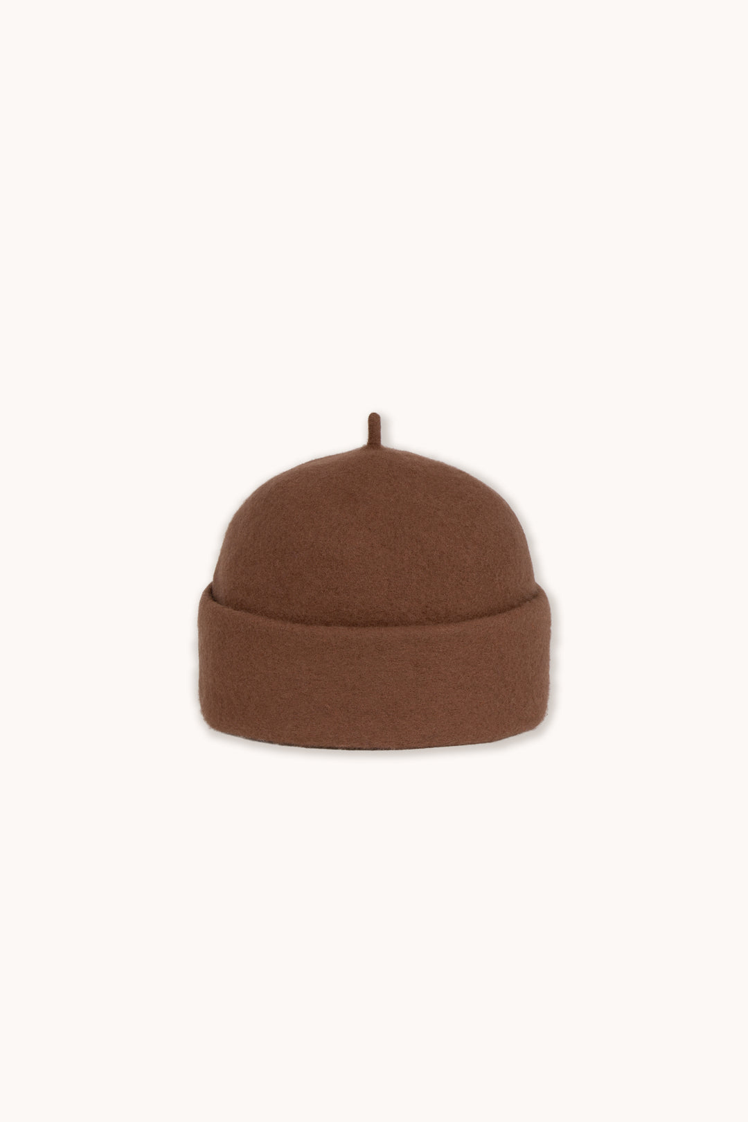 Wool Hat - Chocolate