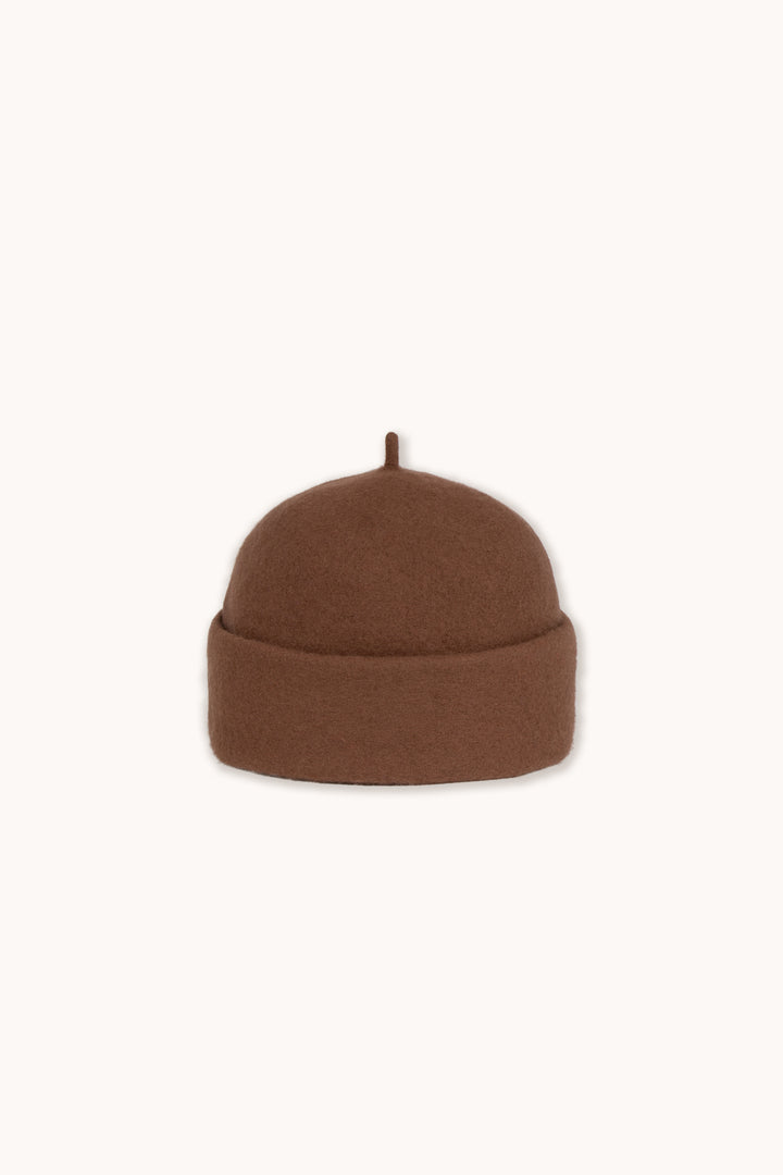 Wool Hat - Chocolate
