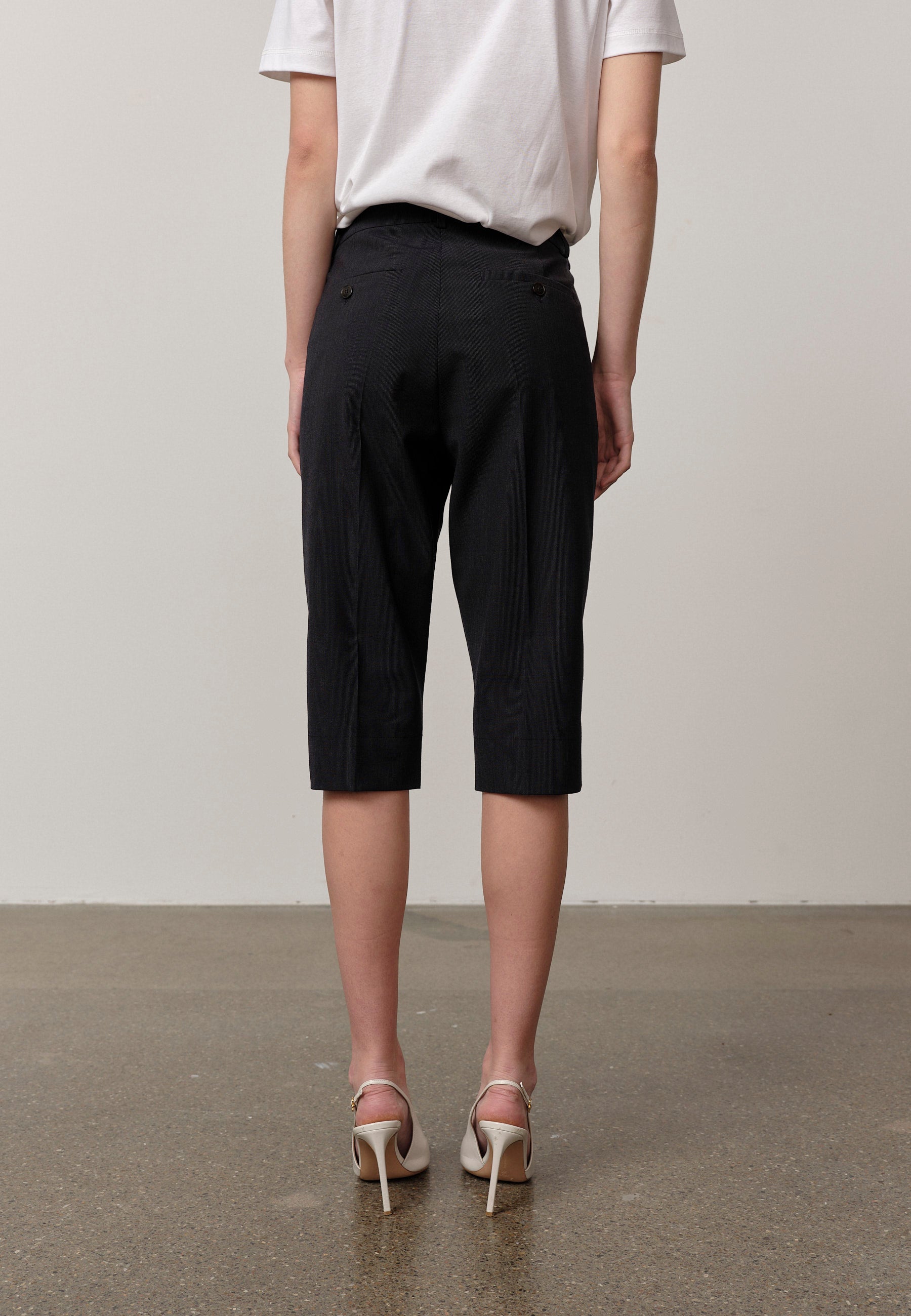 Aliyah Pants, Navy Melange