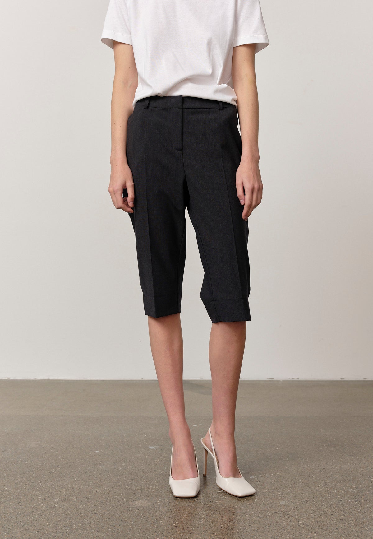 Aliyah Pants, Navy Melange