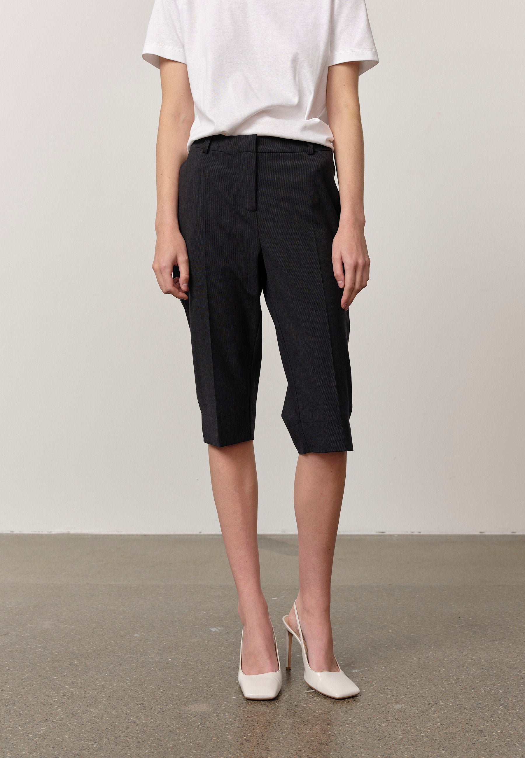 Aliyah Pants, Navy Melange