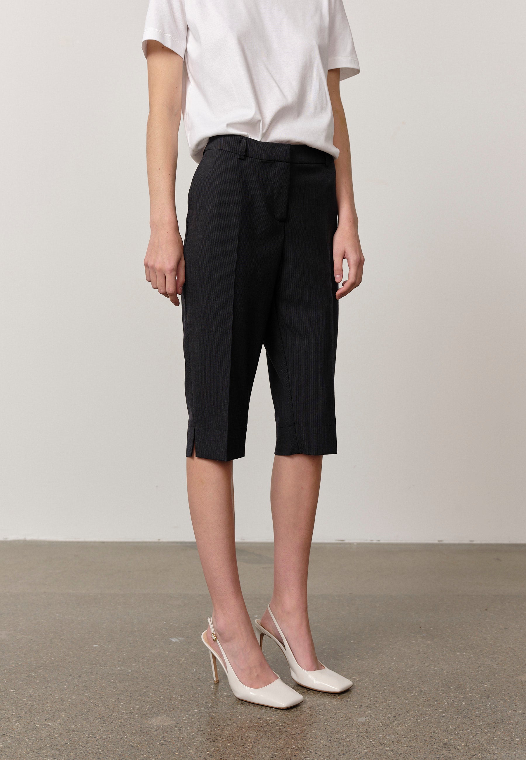 Aliyah Pants, Navy Melange