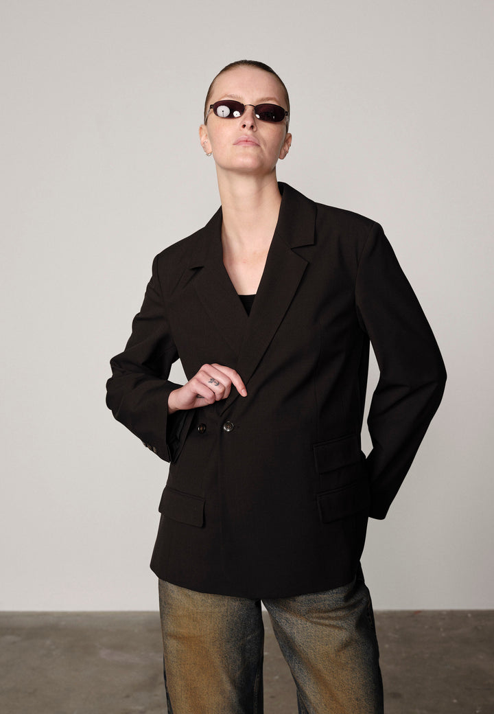 Amalfi Regular Blazer, Black