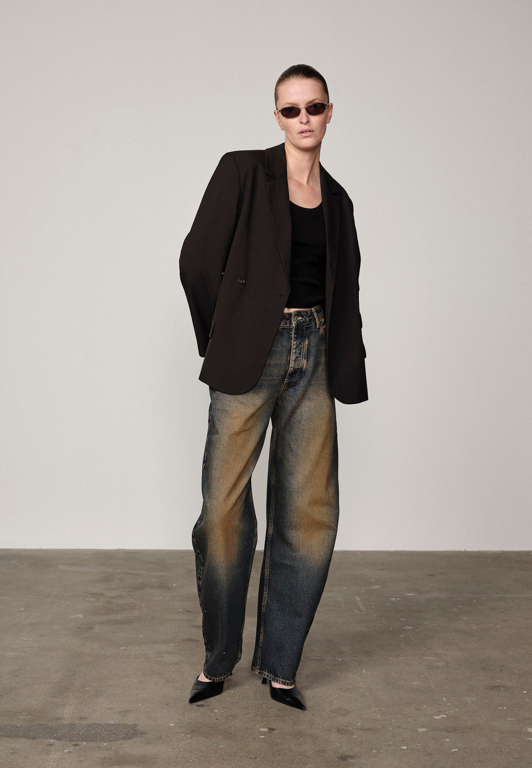 Amalfi Regular Blazer, Black