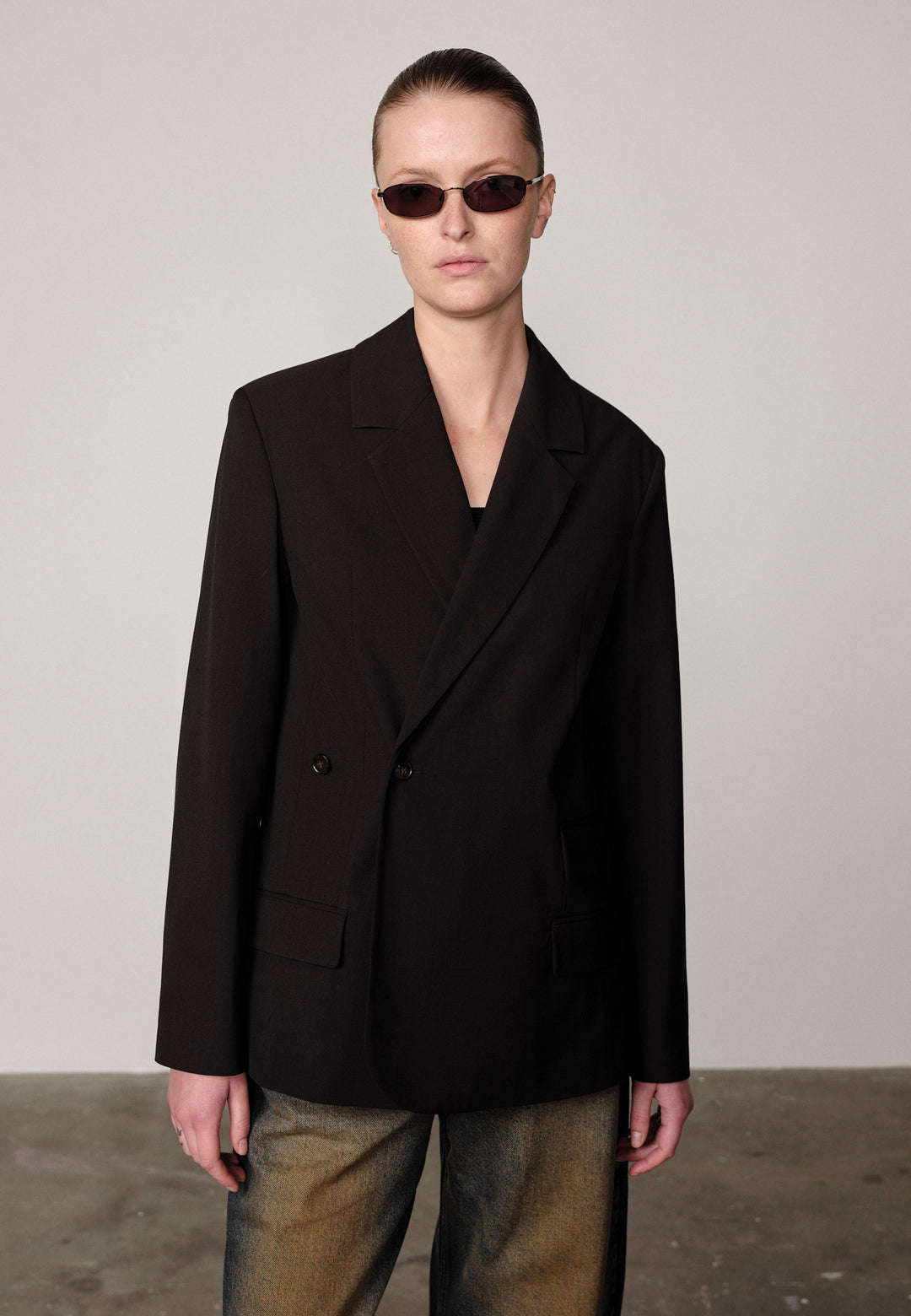 Amalfi Regular Blazer, Black