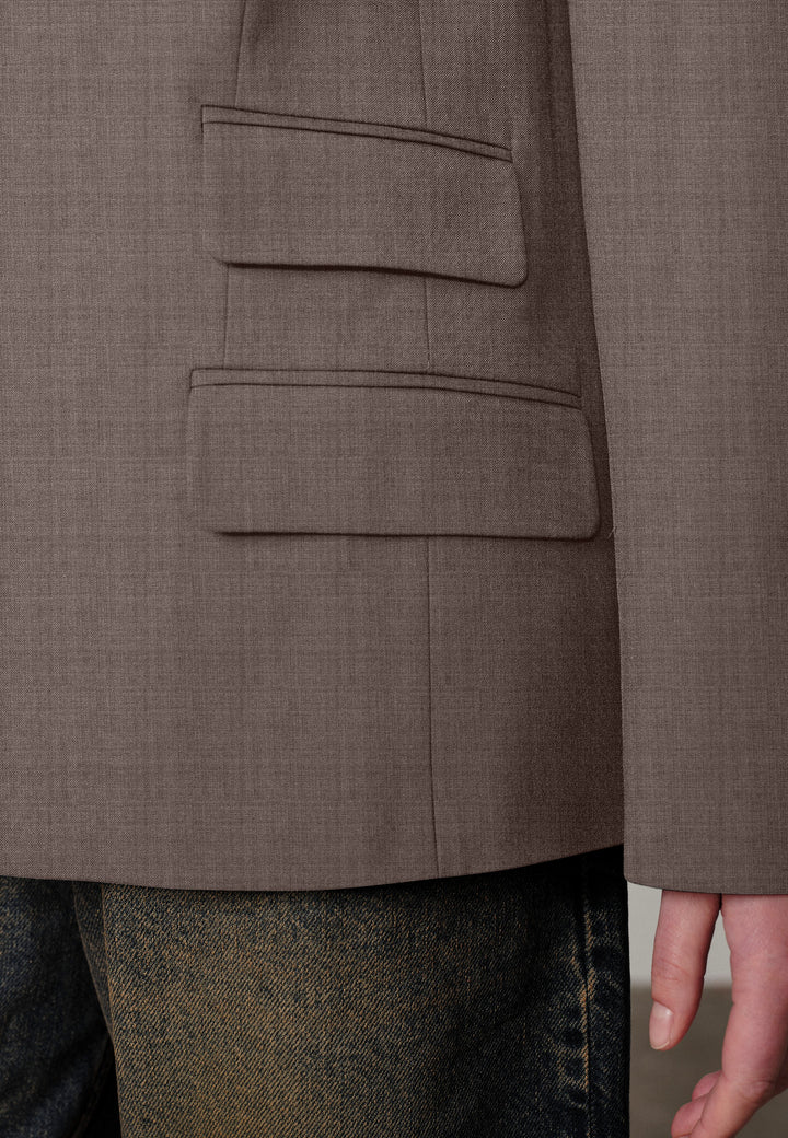 Amalfi Regular Blazer, Grey