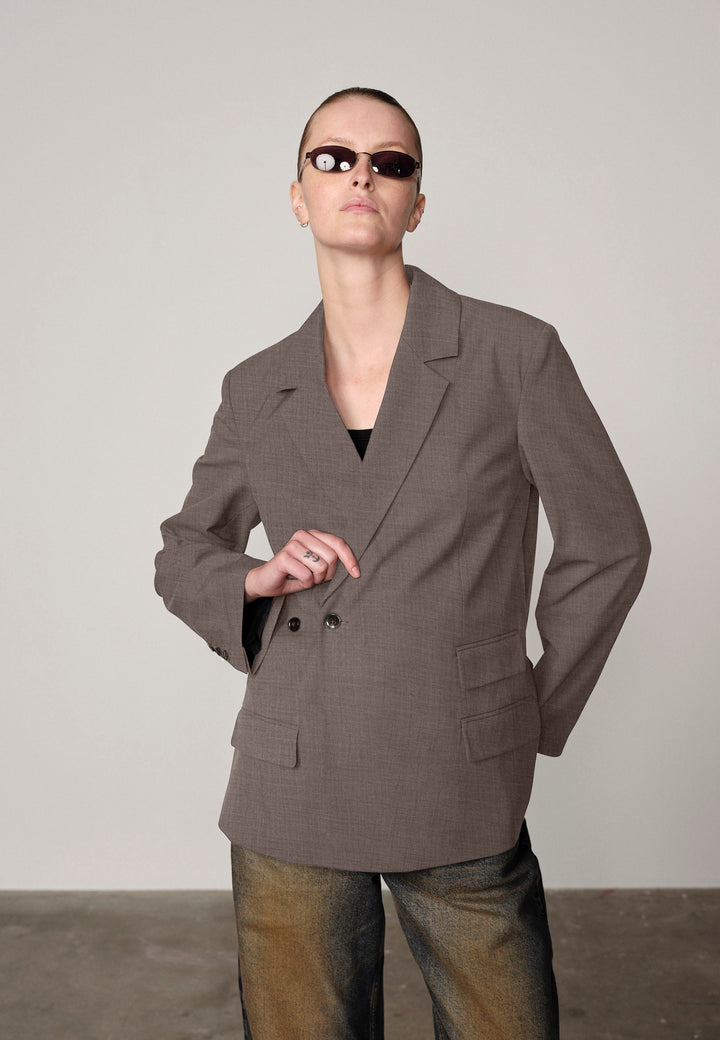 Amalfi Regular Blazer, Grey